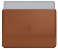 Image of Genuine / Official Apple MacBook 12” Leather Sleeve Saddle Brown MQG12ZM/A Case