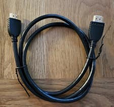 Image of C2G High Speed 1m HDMI Cable with Ethernet (Black & Gold) Brand New