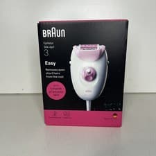 Image of Braun Silk-epil 3 Dry Use Corded Epilator - 3-031 - Pink NEW - SEALED