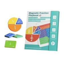 Image of Magnetic Fraction Book Math Game Interactive Activity Fraction Games Liberal