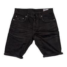 Image of G-STAR Men's Grey Denim 3301 Straight Shorts RRP £60