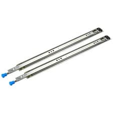 Image of 1 Pair Heavy Duty Drawer Slides, 28 Inch Drawer Slides with Lock 220lb
