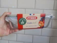 Image of New Pyrex Cook Save Medium 1.5L Rectangular Dish with Lid (gcab)