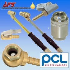 Image of GENUINE PCL Tyre Valve Air Connectors - All Types Clip or Hold On Twin or Single