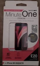 Image of tech21 Minute One premium clear case/screen protector for iPhone SE 2020/8/7/6