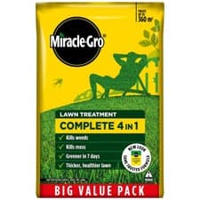 Image of Miracle Gro Evergreen Complete 4in1 Lawn Feed 360m2 Weed Moss Killer Grass Home