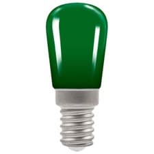 Image of LED Coloured Pygmy Sign Light Bulb 1.3W E14 Green Crompton 9080