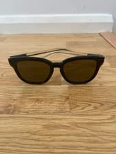 Image of Christian Dior Sunglasses Black Clear Brand New Unworn With Box Card Cloth