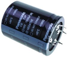 Image of 1 x Panasonic UP 15000uF 63V DC Through Hole Aluminium Electrolytic Capacitor