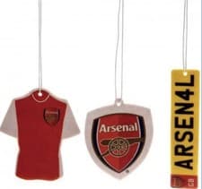 Image of Official Arsenal FC Car Air Freshener (3 Pack)