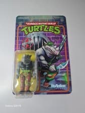Image of New Rocksteady Teenage Mutant Ninja Turtles TMNT 10cm ReAction Figur Super7