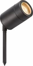 Image of Black Spike Spotlight Modern Outdoor Garden Light LED GU10 compatible