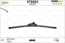 Image of Valeo 578603 HydroConnect Upgrade HU19 Front Wiper Blade x1 Flat 475mm 19"