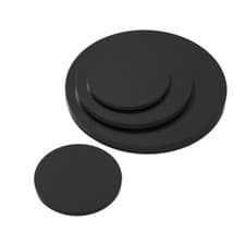 Image of Black PP Round Plastic Sheet Cover Plate Hard Plastic Disc 20-300mm Thick 1-30mm