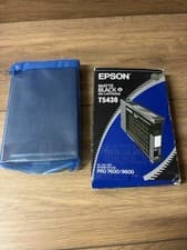 Image of GENUINE AUTHENTIC EPSON T5438 MATTE BLACK INK CARTRIDGE 2005 date sh57