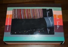 Image of Paul Smith Striped Letters Briefs Boxer Shorts 3 Pack size S