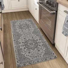 Image of Kitchen Mat 60 x 150 cm, Anti-Fatigue Cushioned Standing Mats Non Slip