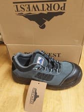 Image of Portwest Trekker Black Safety Hiker Boots, Size 6