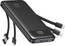 Image of Charmast Power Bank 20000Mah, Fast Charging Portable Charger with Black