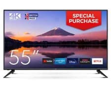 Image of Cello 55" 4K Ultra HD Smart TV with built-in Wi-Fi