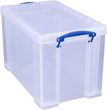 Image of Really Useful 24 LITRE Clear Lidded Plastic Storage Box *FREE DELIVERY*