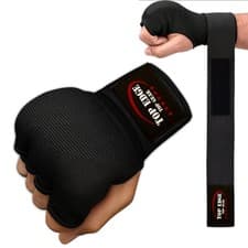 Image of Gel Gloves Punch Bag Hand Quick Wraps Boxing Padded Inner UFC Gear MMA Protector