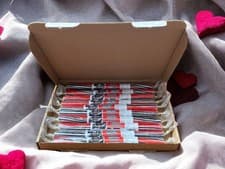 Image of 10 X Aniseed Liquorice Rock Sticks Handmade Uk Made British Traditional Candy
