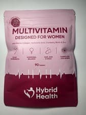 Image of Hybrid Health Multivitamin For Women 90 Tablets Marine Collagen Biotin Zinc