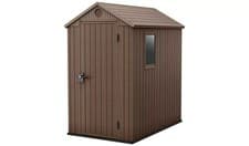 Image of Keter Darwin 6x4 Garden Shed Outdoor Storage Durable Lockable Apex BASE INCLUDED