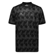 Image of ADIDAS Mens Black Short Sleeve Tango AOP Training T-Shirt Size Small