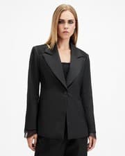 Image of Allsaints Lacey Tailored Blazer size 8 RRP £300