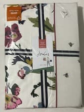 Image of Joules Cambridge Floral Double Size Duvet Cover Set With Two Pillowcases