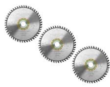 Image of 3 x Festool Circular Fine Tooth Saw Blade 491952 160mm/20mm for TS55 & new