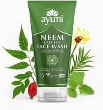 Image of Neem Tea Tree Face Wash for Acne and Oily Skin Hydrating Gel Cleanser 150ml