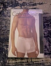 Image of Black 3 Pack Trunks - Icon Cotton Stretch- Black, Size M (3-Pack)