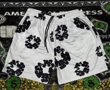 Image of OBX Collective Shorts Men’s Luxury Designer Logo Print Mesh Athletic Urban