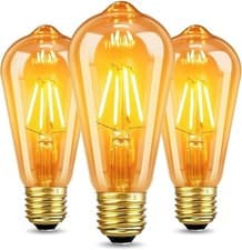 Image of SCNNC Vintage LED Bulb Filament ST64 4W E27 Dimmable, 230V 400LM Warm White2700K