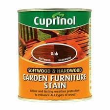 Image of Cuprinol Garden Furniture Stain Exterior Woodcare, Oak,750 Ml