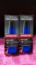 Image of L'Oréal Men Expert Power Age Revitalising Eye Care Hyaluronic Acid 15ml X2