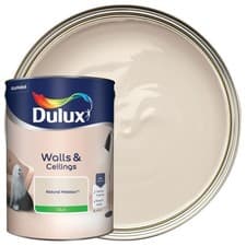Image of Dulux Silk Emulsion Natural Hessian 5L Interior Walls Ceilings Smooth Finish Pro