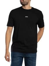 Image of BOSS Men's Tchup Centre Logo T-Shirt, Black