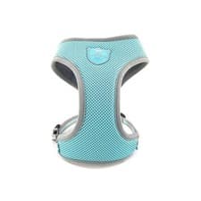 Image of Hugo and Hudson London Mesh Dog Harness Light Blue
