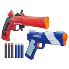 Image of Nerf Fortnite Dual Pack Includes 2 Fortnite Blasters and 6 Nerf Elite Darts