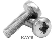 Image of M2 M2.5 M3 M3.5 M4 MACHINE SCREWS POZI PAN POZIDRIVE BOLTS ZINC PLATED STEEL