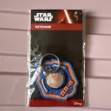 Image of Star Wars RK38490C Force Awakens BB-8 Licenced Rubber Keychain-Keyring