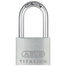 Image of ABUS 64TI/40mm TITALIUM™ Padlock 40mm Long Shackle Keyed Alike KA6411