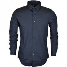 Image of G-STAR Likorm, Black Cotton Slim Fit Shirt, MEDIUM, BNWT