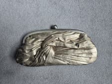 Image of Gold Accessorize clutch with chain strap in excellent condition
