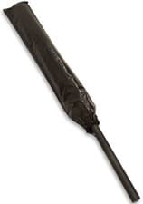 Image of Woodside Large Black Outdoor Garden Parasol Umbrella Cover 0.26m x 1.62m