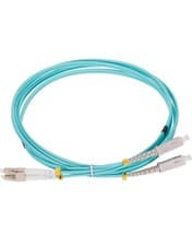 Image of 2 Meters 6.5Ft Fiber Patch Cable Multimode Duplex LC-SC OM3 LSZH